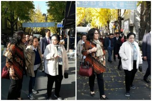 Ibu Rita Dampingi Megawati Bertemu PM Korsel di Seoul