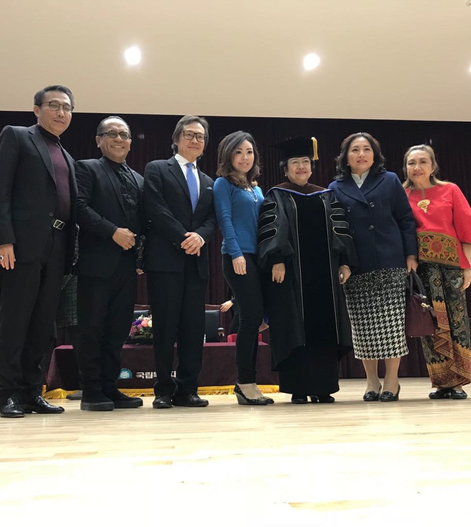 Universitas Nasional Mokpodi Korsel, Anugerakan Megawati Doktor HC