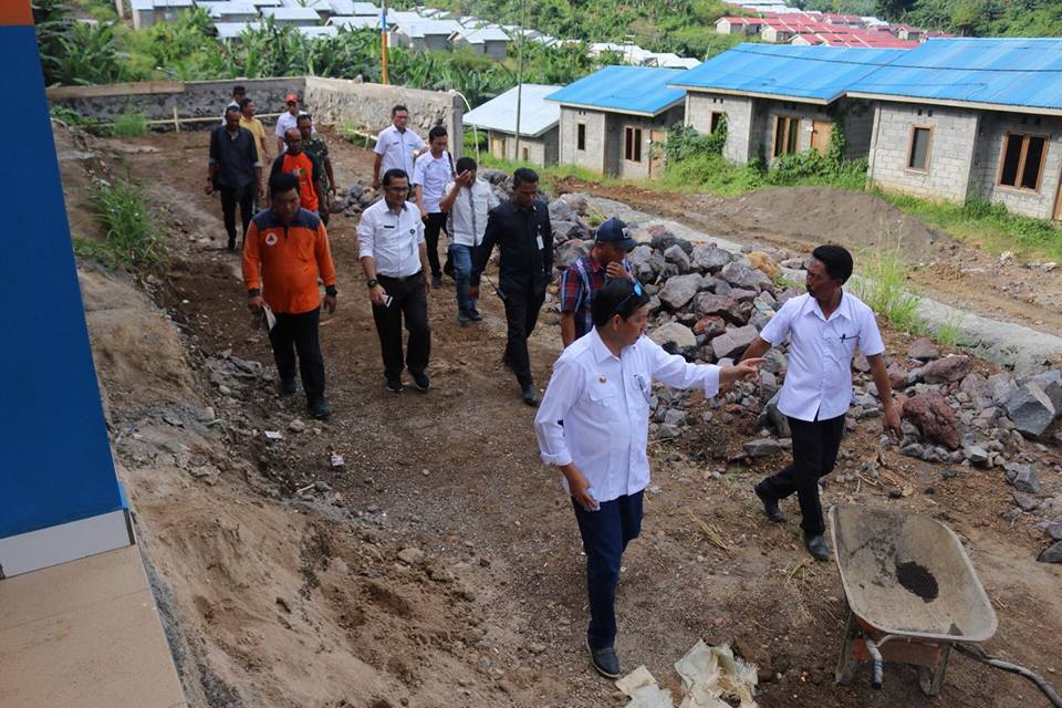 Pembangunan Rumah Korban Bencana di Pandu Terus Menjadi Perhatian Walikota GSVL