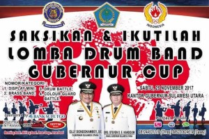 PDBI Sulut Gelar Lomba Drum Band Perebutkan Piala Olly Dondokambey