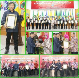 Bupati JAMES SUMENDAP Bawa Mitra Raih Penghargaan Kabupaten Sehat