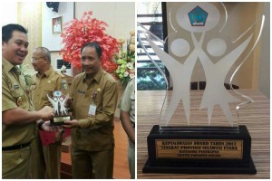 Pemkot Manado Raih Penghargaan Kepegawaian Award Tahun 2017