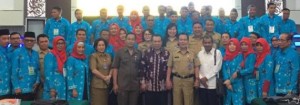 Kaban Liny Paparkan Visi Misi Pemkot Pada Peserta Benchmarking PIM 3 Propinsi NTB