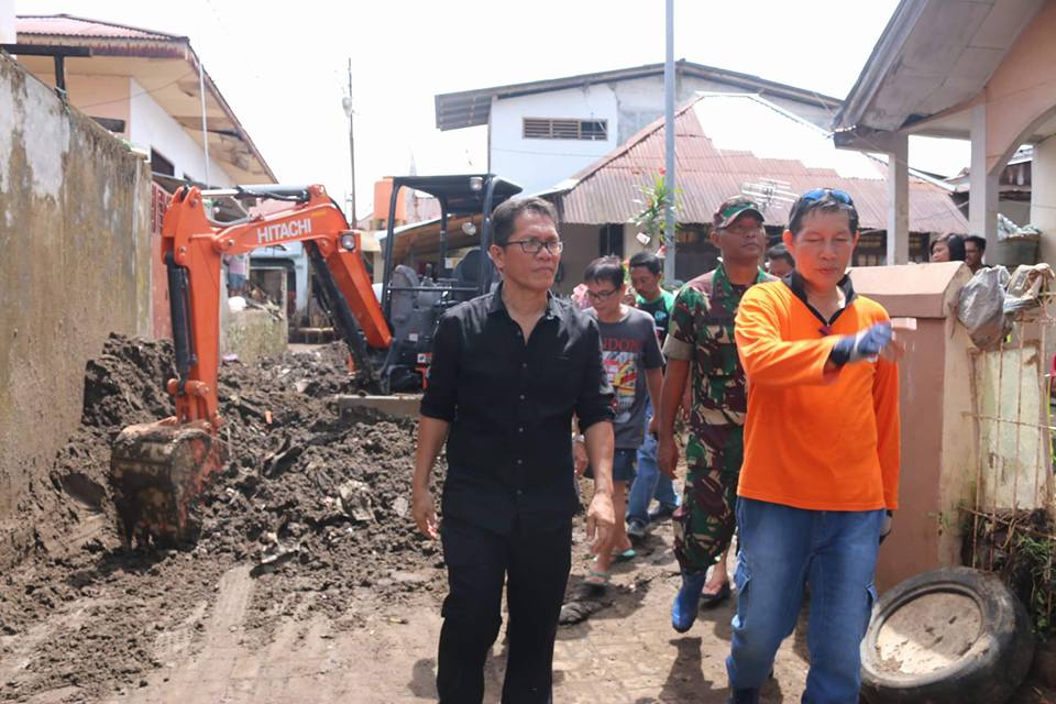 GSVL Tergetkan 31 Desember Lokasi Banjir Manado Bersih