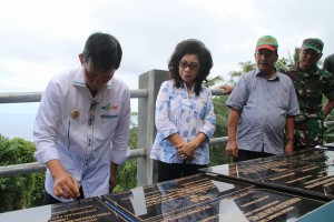 Walikota GSVL Resmikan Puluhan Proyek di Gunung Tumpa
