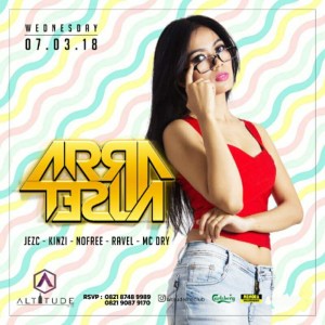 Tampil Sexy dan Cantik, Fdj Arra Tesla Akan Puaskan Pengunjung Altitude the club