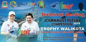 Besok, IWO Manado Gelar Technical Meeting ‘Journalist Futsal Competition’