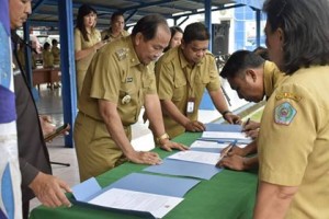 Wali Kota Bitung Lantik 1.484 Pejabat Fungsional