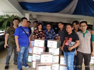 Bantuan Logistik IWO Manado Disalurkan Lewat Posko Pemkot Manado