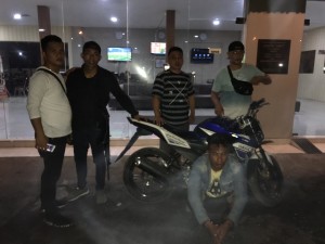 Gelapkan Motor Milik Buruh Bangunan. Reki di Bekuk Team rimbas Satu Polresta Manado