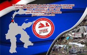 PPAKN Pengcab Manado Galang Bantuan Bencana SULTENG