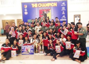 SMANKOR JUARA UMUM OPEN TOURNAMENT PIALA PANGDAM X III/ MERDEKA 2018