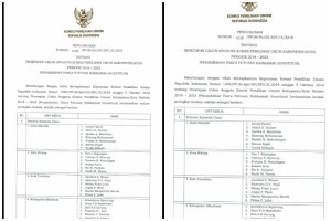 Koalisi Masyarakat Sipil Manado Tolak SK KPU RI.
