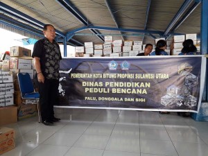 Dinas Pendidikan Kota Bitung Peduli Bencana Palu, Donggala Dan Sigi