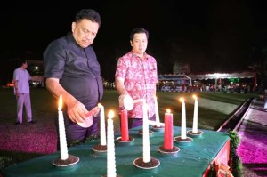 Pisah Sambut Tahun Baru, Pemprov Sulut Nyalakan Seribu Lilin