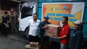 PT. Archi Indonesia Serahkan Bantuan Korban Bencana ke Pemprov Sulut