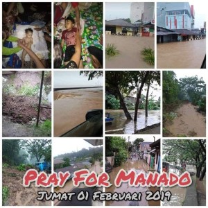 8 Kecamatan di Kota Manado Dilanda Banjir dan Tanah Longsor