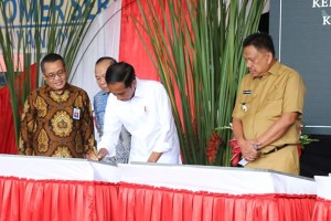 Olly Dondokambey Dampingi Jokowi Resmikan KEK Bitung (II)