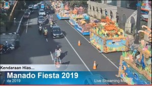 Nonton Manado Fiesta 2019 Lewat Live Streaming Cerdas Command Center