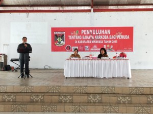 Cegah Generasi Muda Terjerumus Narkoba, Pemkab Minahasa Lakukan Penyuluhan