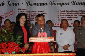 Hadiri HUT Desa Warembungan, RD Ajak Masyarakat Tingkatkaan Kualitas Kerja