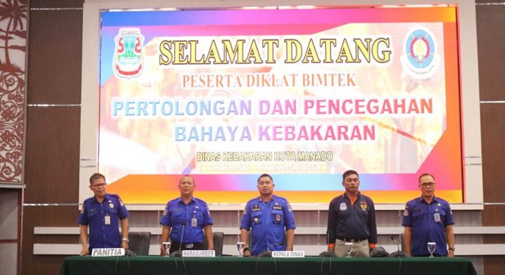 Tingkatkan Pelayanan, Dinas Damkar Manado Gelar Bimtek