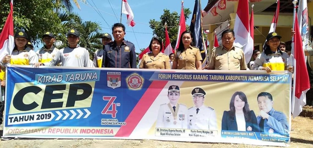 Kecamatan Tatapaan Jadi Awal Kirab Taruna CEP 2019