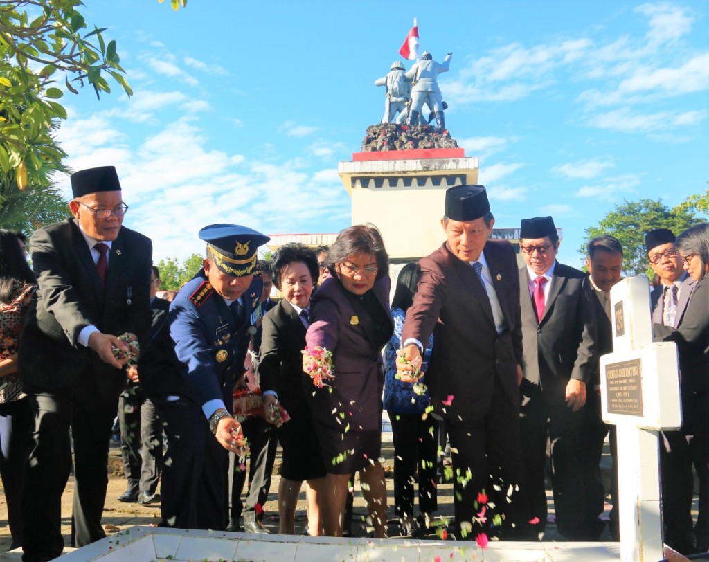 Ziara Nasional di TMP Kairagi, GSVL : Isi Kemerdekaan dengan Kerja Keras dan Cerdas