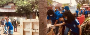 Pasca Banjir, Tambajong Pimpin Langsung Bapelitbang Bersihkan Rumah Warga Dendengan Luar