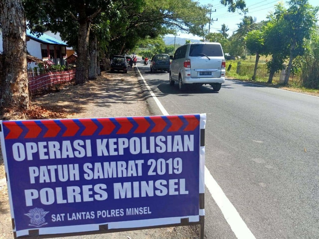 Patuh Samrat Polres Minsel Hasilkan 851 Surat Tilang dan 83 Teguran