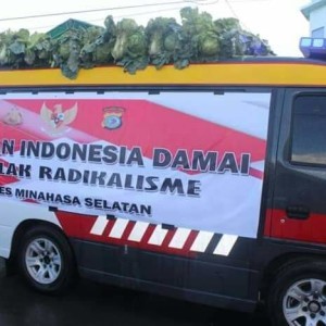 Polres Minsel Seruhkan Indonesia Damai di MPF 2019