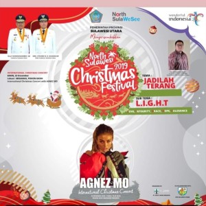 Rio Dondokambey Pastikan Agnez Mo Meriahkan Konser Natal di Manado