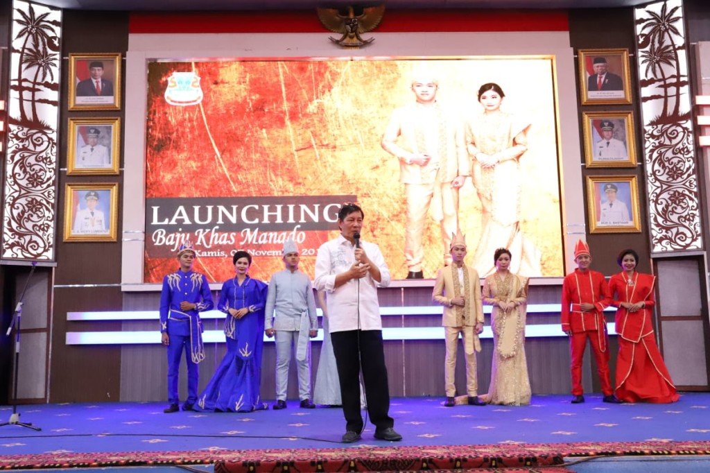 Walikota G.S. Vicky Lumentut Launching Baju Khas Manado