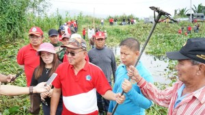 Selamatkan Danau Tondano, Masyarakat Angkat Enceng Gondok di 194 Titik