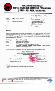 PDIP Jadi Partai Pertama Usung Cagub dan Cawagub Sulut