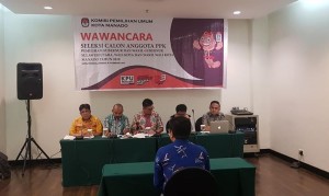 110 calon PPK ikuti test wawancara, KPU Manado tunggu tanggapan masyarakat