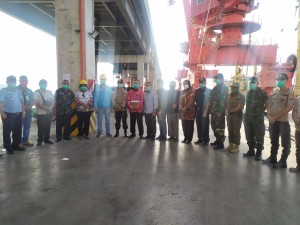 Cegah Covid-19, Pemkab dan DPRD Bolmong Sidak Aktifitas Pelabuhan PT CONCH
