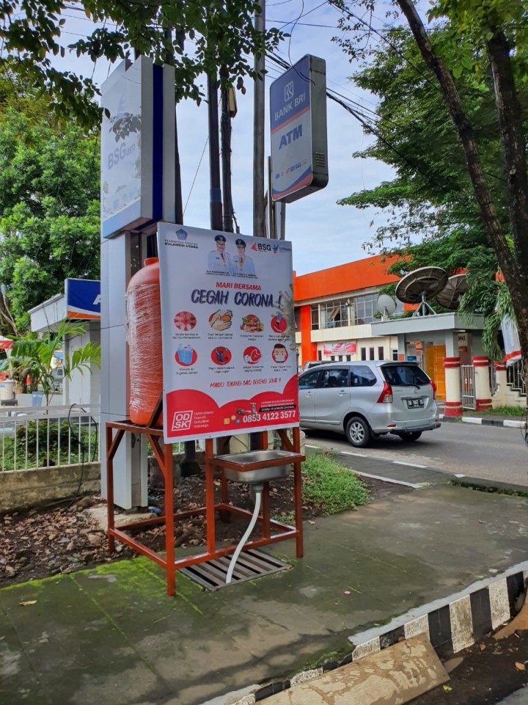 Cegah Covid19, Pemprov dan BSG Siapkan Fasilitas Cuci Tangan