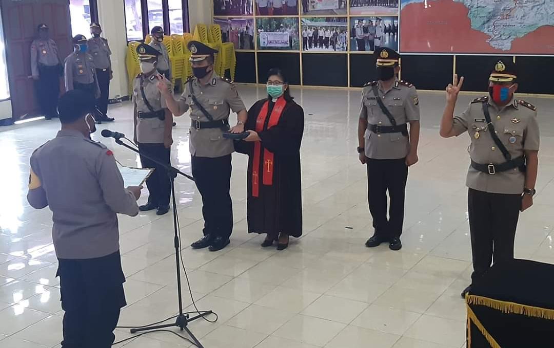 Kompol Farly Estevanus Rewur SH MM Jabat Wakapolres Minsel