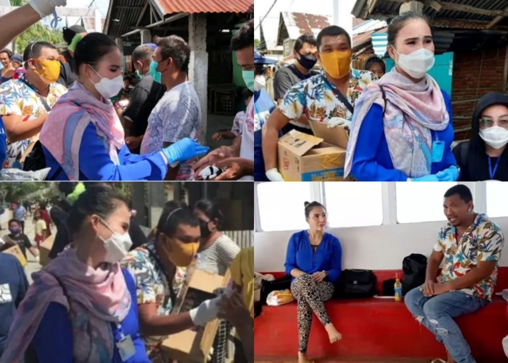 Salurkan bantuan di Pulau Nain, SGR disuport artis Mongol ‘Stres’