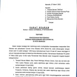 Surat edaran Walikota