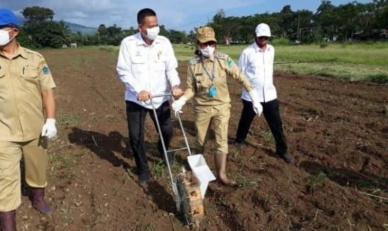Bupati VAP Terima Kunjungan Menteri Pertanian Syahrul Yasin Limpo