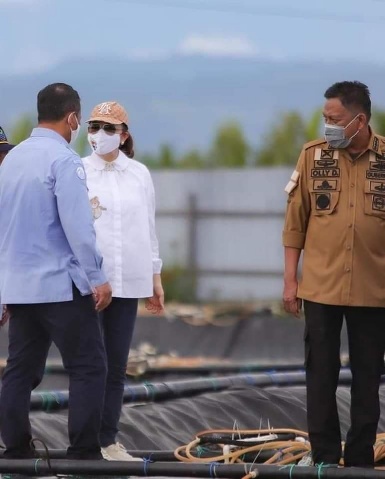 Bupati Minsel Terima Kunker Menteri Kelautan dan Perikanan RI di Desa Bajo