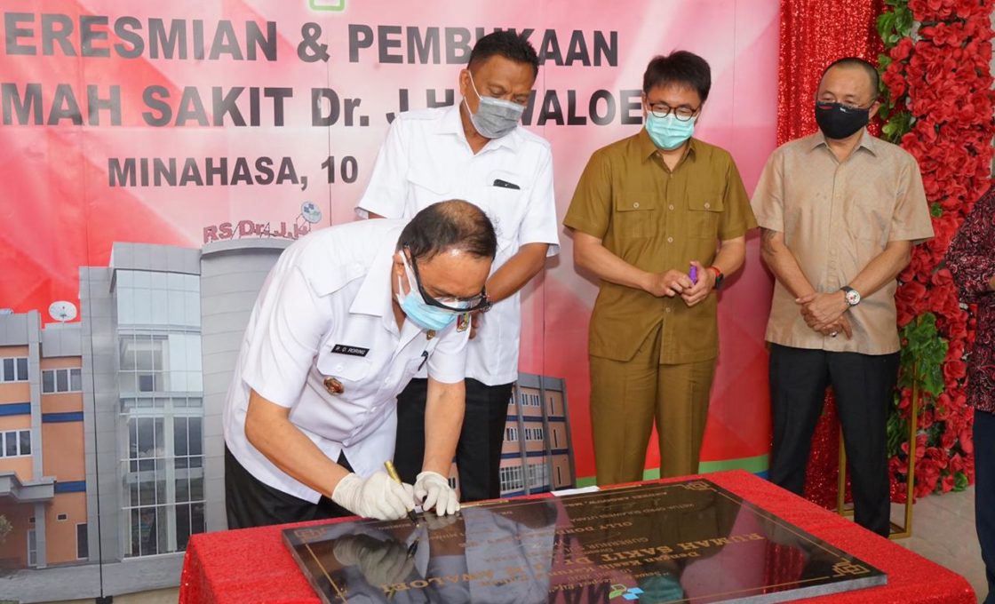 ROR Dampingi Olly Resmikan RS dr Awaloei