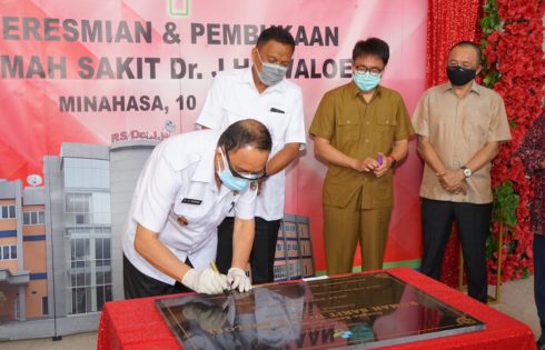 ROR Dampingi Olly Resmikan RS dr Awaloei