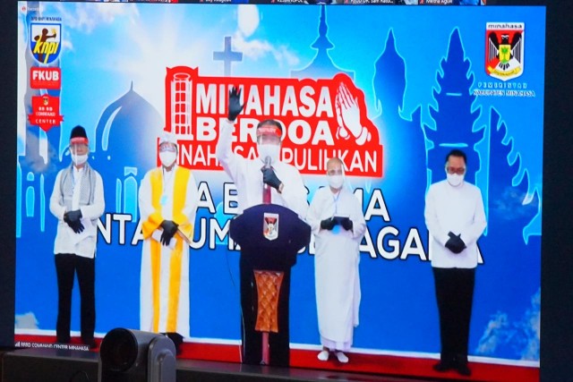 Minta Minahasa Dipulihkan, Bupati, KNPU dan FKUB Gelar Doa Bersama