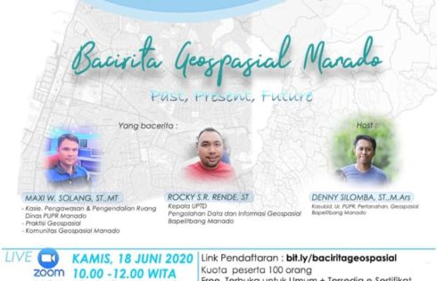 Kamis Besok, Komunitas Geospasial Manado Gelar Wabinar