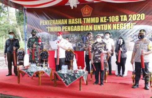 TMMD di Minahasa Selesai, ROR Apresiasi TNI Serta Masyarakat