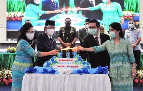 HUT ke 397 Kota Manado ditengah Pendemi Covid-19, GSVL : “Bersama torang bisa”