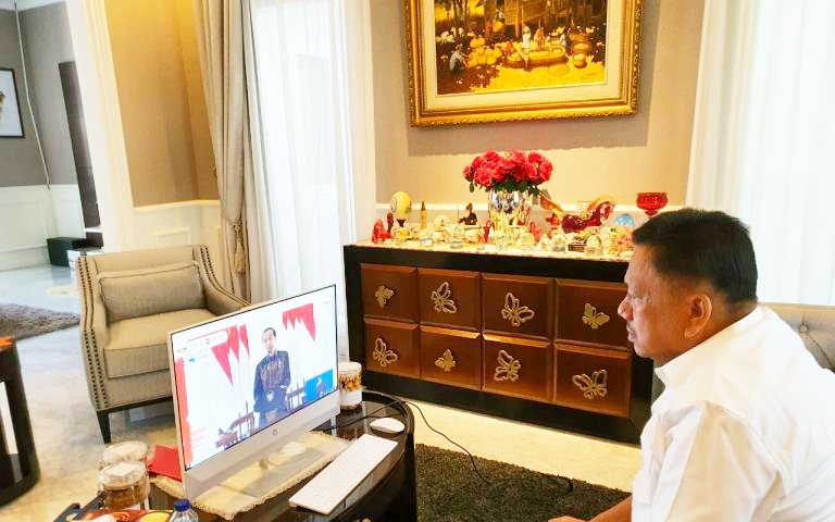 Dihadiri Olly, Jokowi Pidato di Aksi Nasional Pencegahan Korupsi